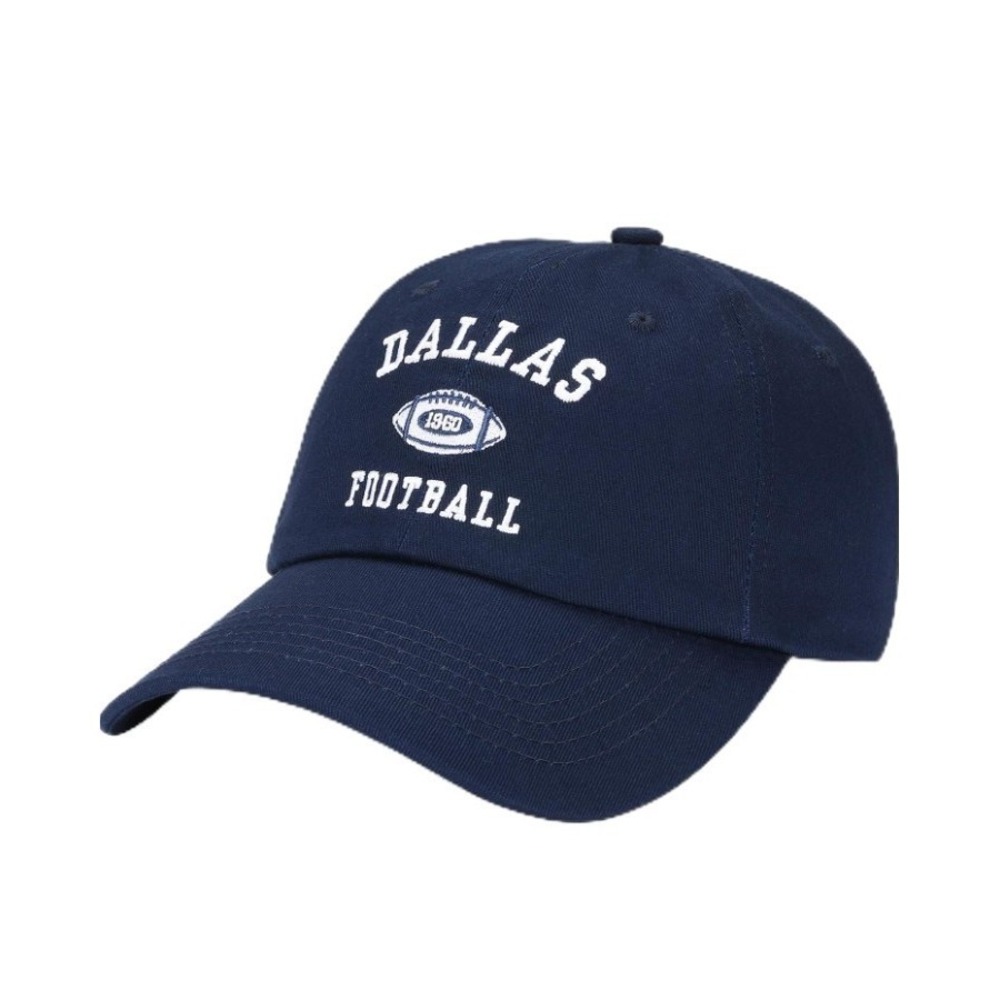 Fcexanthon Football Fan Hat,Embroidered Adjustable One Size-Large, Navy